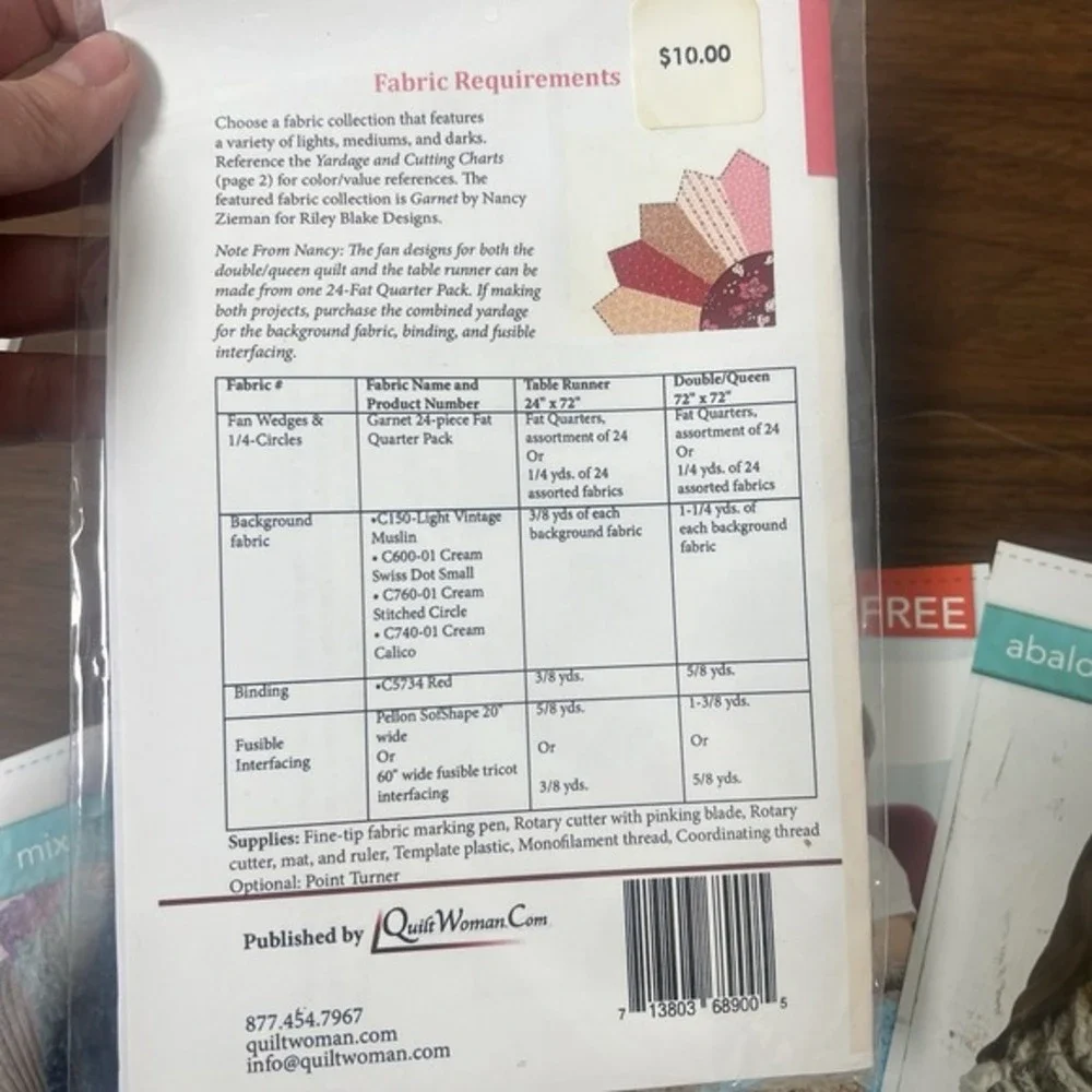 Lot Of  5 Quilt‎ Pattern Books Triple Barnstar, Solstice Star, Star Chaser, New